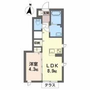 シャーメゾンレーヴBの間取り画像