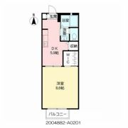 Fコート萩原の間取り画像