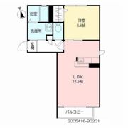 カーサ森 弐番館の間取り画像