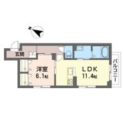 グリナージュ栗原中央の間取り画像