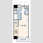 豊田駅前新築ビルの間取り画像