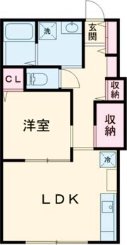 ディアウェンズ高志の間取り画像