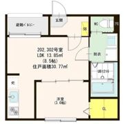 ハーモニーテラス松葉町Vの間取り画像