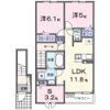 アンセスター貴船Ⅱの間取り画像