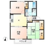 ラフォーレいずみ野の間取り画像