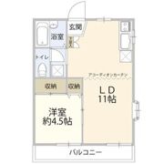 メゾンブランシュの間取り画像