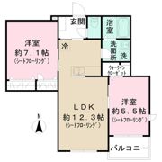 メゾンレーヴ経堂の間取り画像