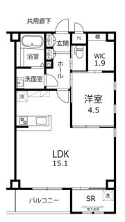 クレセールの間取り画像