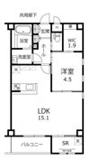 クレセールの間取り画像