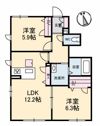 Casa Alegre 8 日下橋?の間取り画像