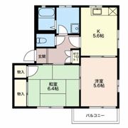 ダイヤモンドディアスmizuya Dの間取り画像