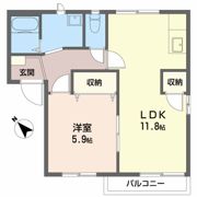 フレグランスForever Cの間取り画像