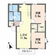 フレグランス リッチ Aの間取り画像
