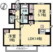 シャーメゾン アンジェリーナ D棟の間取り画像