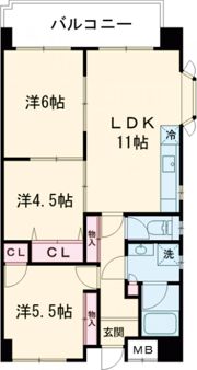リーベンハイツの間取り画像