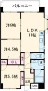 リーベンハイツの間取り画像