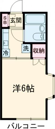 FLAT NHL(フラット エヌエイチエル)の間取り画像