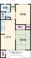 レオパレスⅡの間取り画像