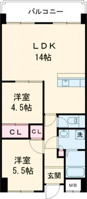 リーベンハイツの間取り画像
