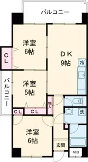 リーベンハイツの間取り画像