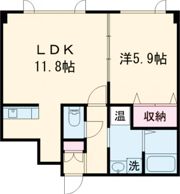 アンビション白鳥Ⅱの間取り画像