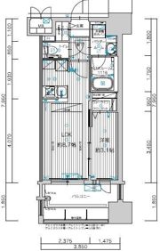 グランフォーレ千早マークスクエア イーストウイングの間取り画像