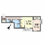 el alivio 東本町の間取り画像