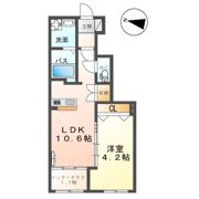 仮）白河中野山アパートの間取り画像