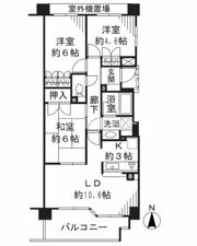 ナイスアーバン溝の口の間取り画像