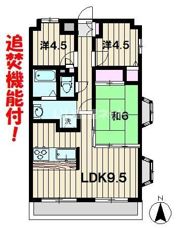 フォンテーヌ多摩の間取り画像