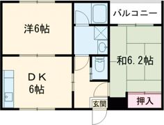 ビューハイム北田園の間取り画像