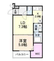 ラフィーネ石本Ⅱの間取り画像