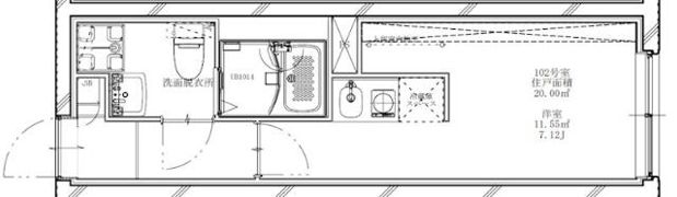 フラシア新蒲田の間取り画像