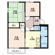 スリーゼ i オブラ Aの間取り画像