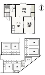 ニューハウン Aの間取り画像