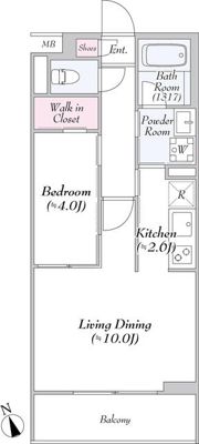 フォーラム鶴間の間取り画像