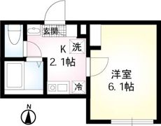 コンフォート川崎の間取り画像