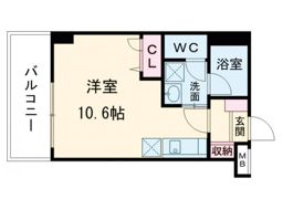 コネクト新水前寺の間取り画像