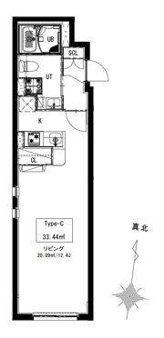 LUORE三宿の間取り画像