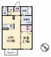 Sunnycourt Mの間取り画像