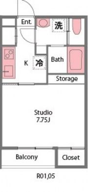 レア・オハナ宮鼻の間取り画像