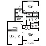 ユートピア高崎の間取り画像