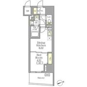 テラス北千住の間取り画像
