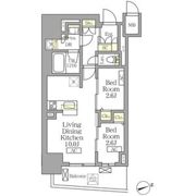 テラス北千住の間取り画像