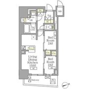 テラス北千住の間取り画像