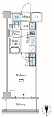 パークアクシス東蒲田の間取り画像