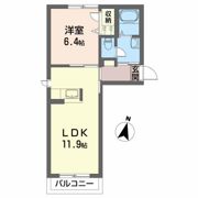 メゾンアース Bの間取り画像