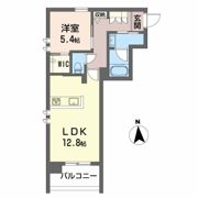 コンフォーザ虎丸の間取り画像