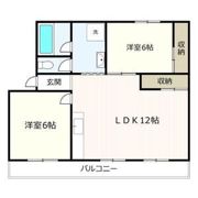 長栄住宅 2棟の間取り画像