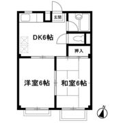 セラミックハイツ鶴見の間取り画像
